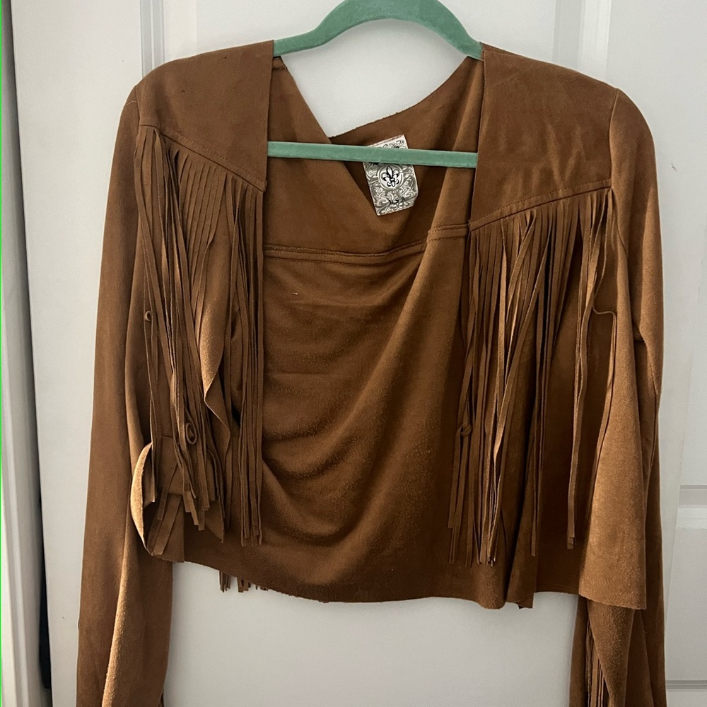 Medium fringe jacket